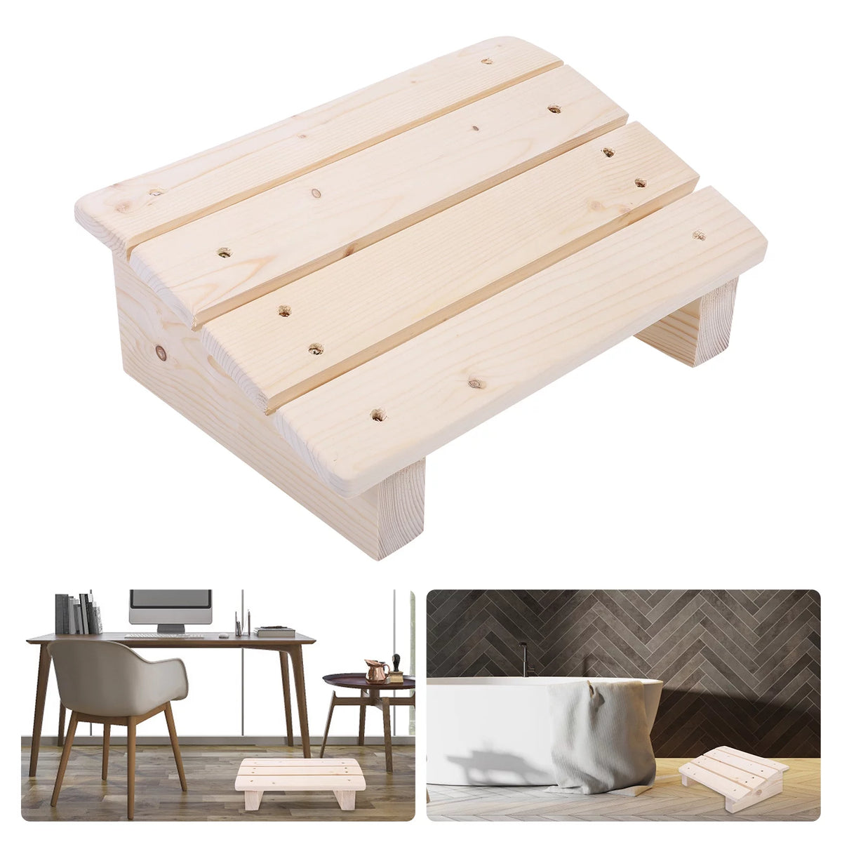Wooden Foot Rest Stool K753026