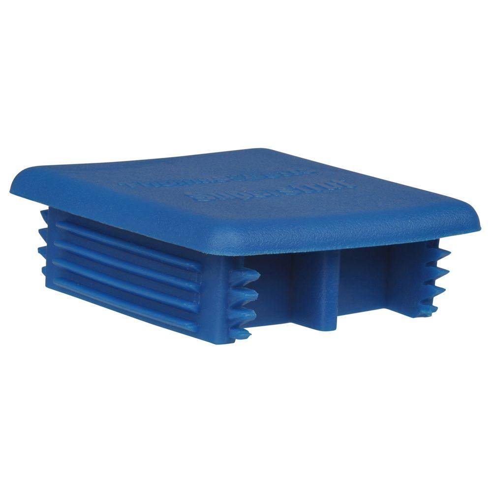 12-Gauge Blue Strut End Cap 20 Packs of 2/Case 40 Pieces E838