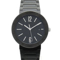 Pre-Owned Black Stainless Steel Mechanical Automatic Wrist Watch W5424