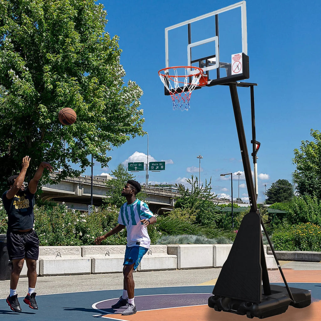 54 in. Portable Basketball Hoop System, 7.5 - 10 ft. Height Adjustable P8932