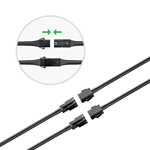 2 PCS 47 Inch 4 Pin LED Extension Cable V198673