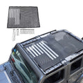 Black Sun Shade Bikini Top for Jeep Wrangler JL JLU 4-Door Q93824
