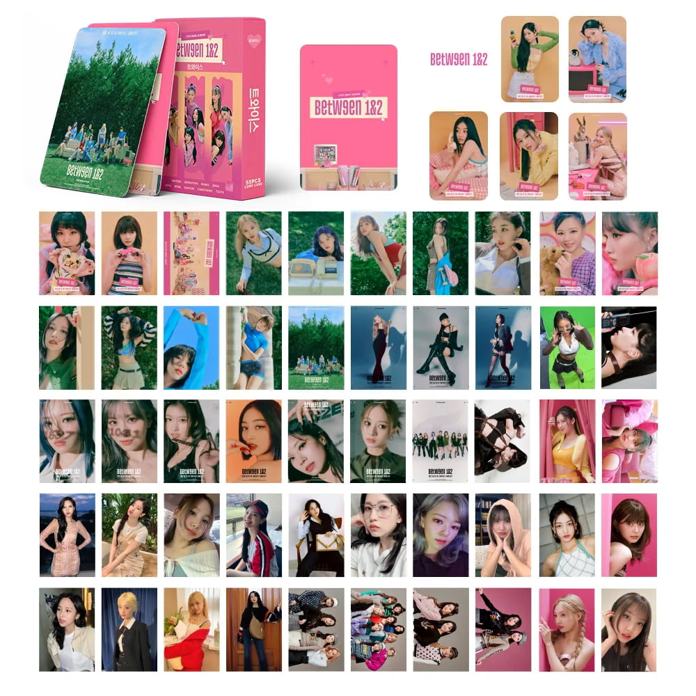 55Pcs KPOP Photo Cards Mini Poster P1510