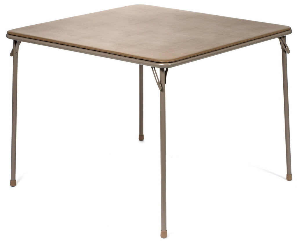Beige Folding Card Table and 2 Chair Set P4950