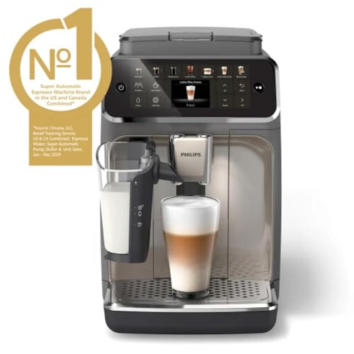 Fully Automatic Espresso Machine, Black Chrome H123