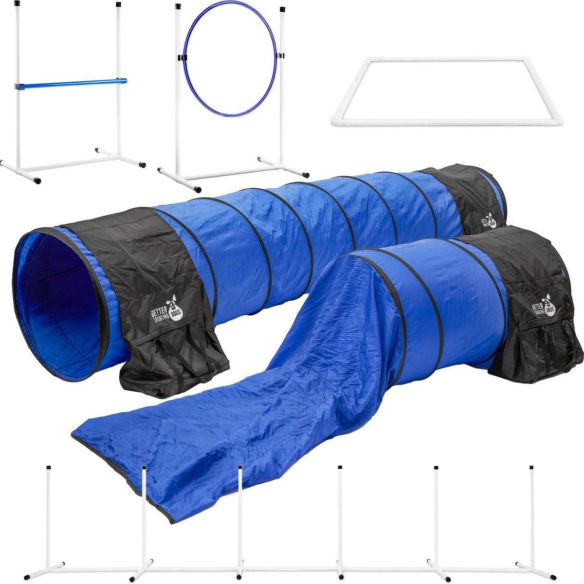 7 Piece Dog Agility Equipment Set O364150