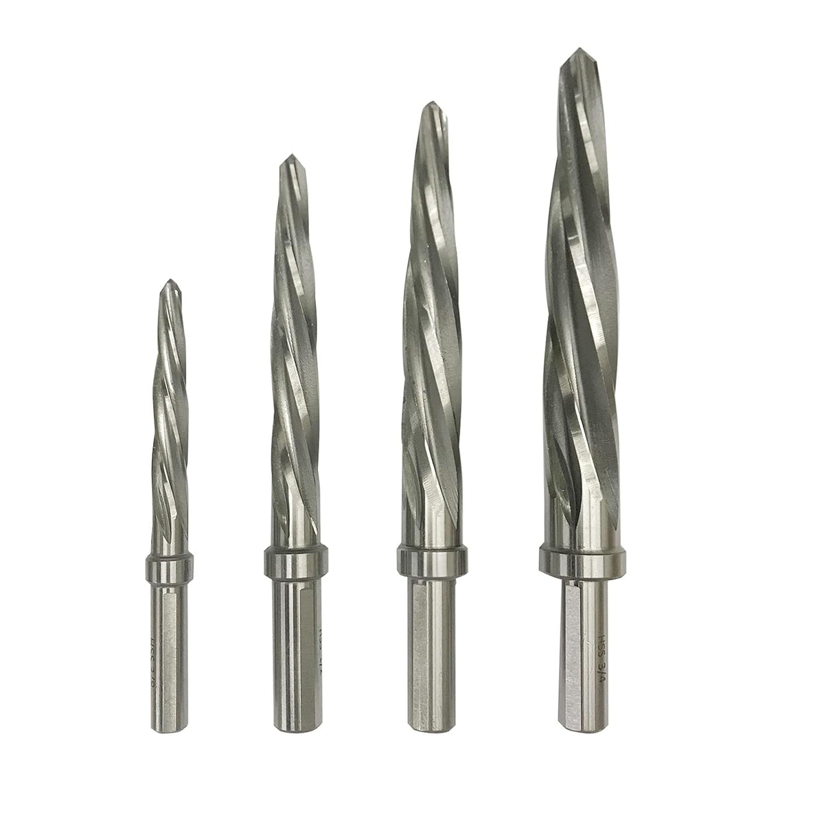 M2 HSS Taper Chucking Reamer Set, Spiral Flute U55261