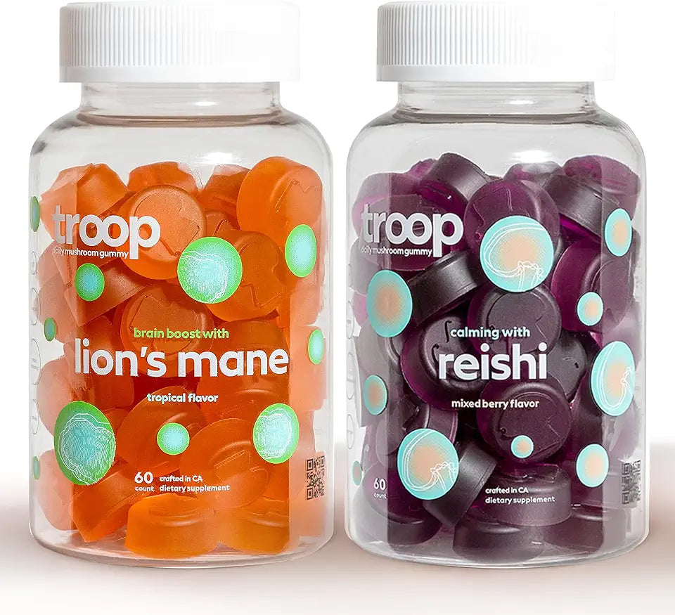 Mushroom Lion's Mane and Reishi Gummies Supplement Z10549