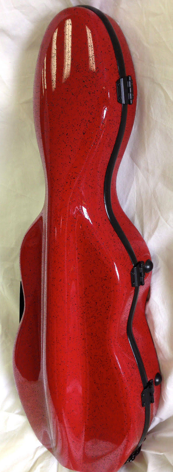 Red 4/4 Fiberglass Violin Case O939588