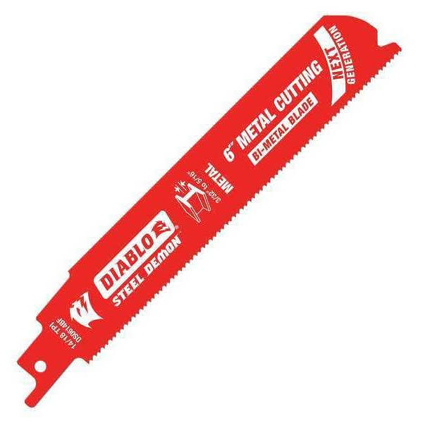 6x22L x 14/18 TPI Metal Cutting Coated Reciprocating Saw C981577