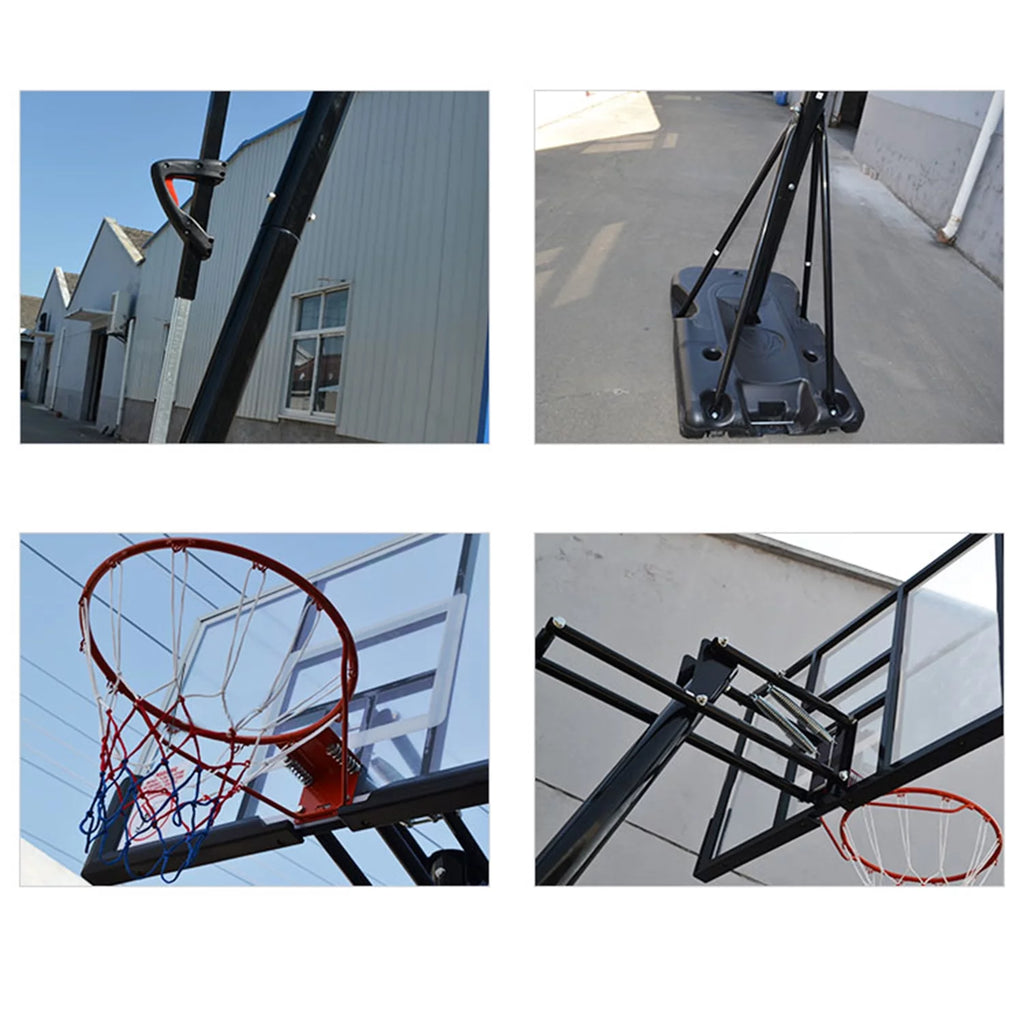 54 in. Portable Basketball Hoop System, 7.5 - 10 ft. Height Adjustable P8932