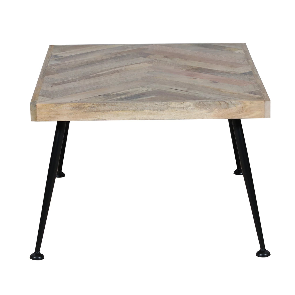 36 Inch Rectangular Mango Wood Coffee Table J6324