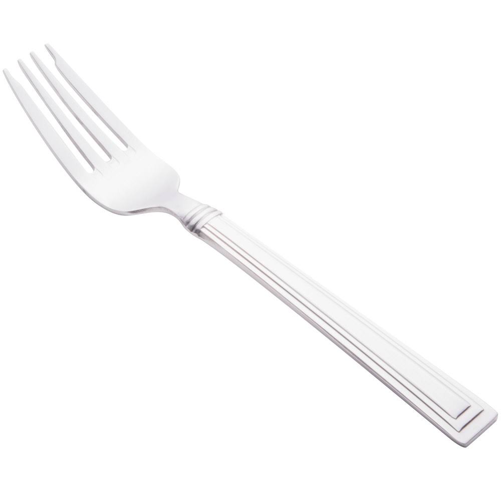 Slate 18/0 Stainless Steel Salad Fork - 36/Case E6534