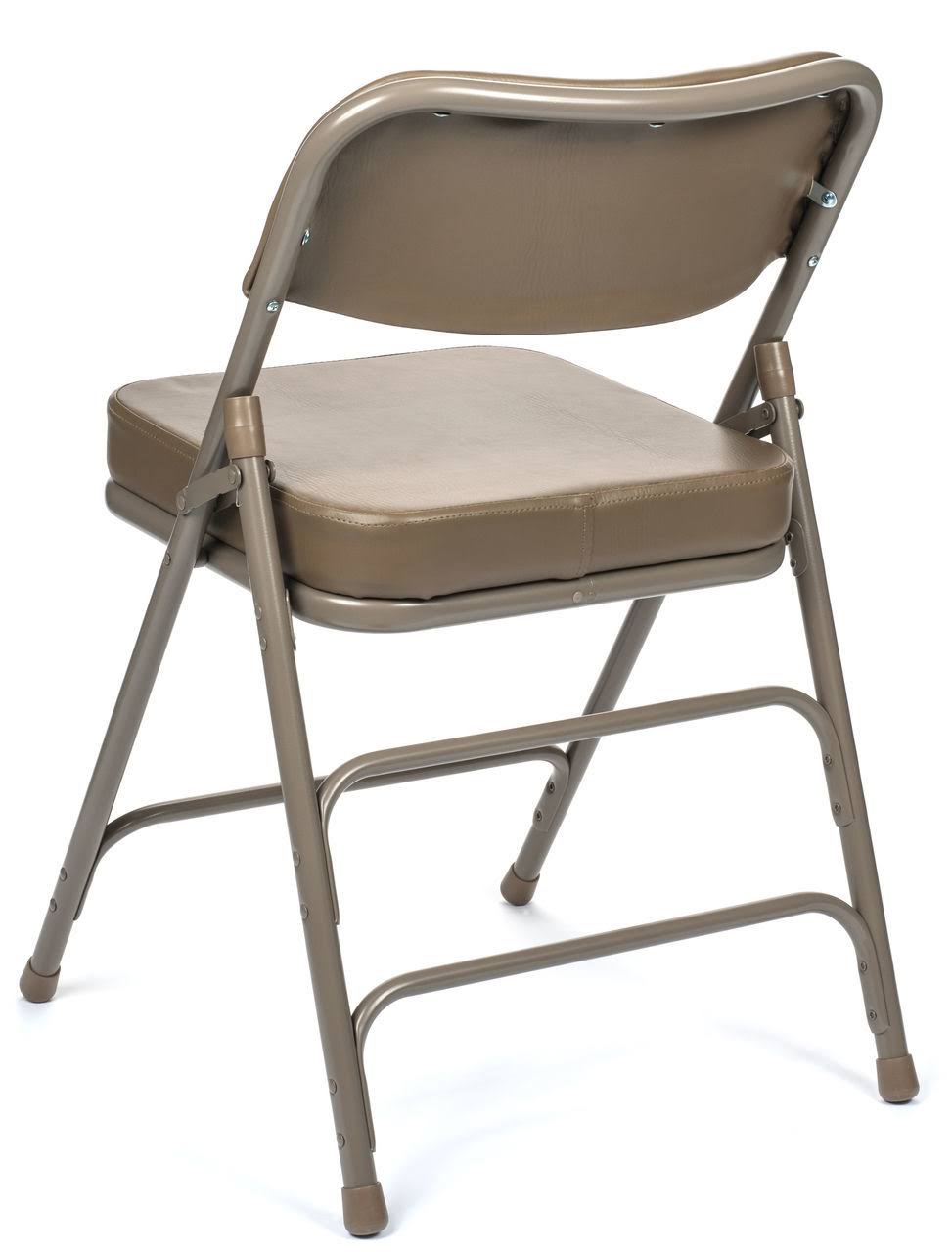 Beige Folding Card Table and 2 Chair Set P4950