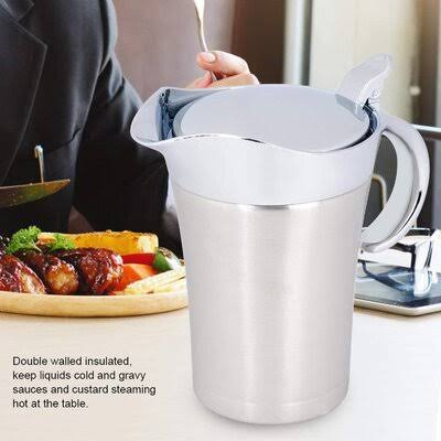 Stainless Steel Gravy Warmer with Loop Handle Y99393