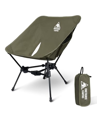 Lightweight Folding Camping Chair 330 lbs Capacity Y2413