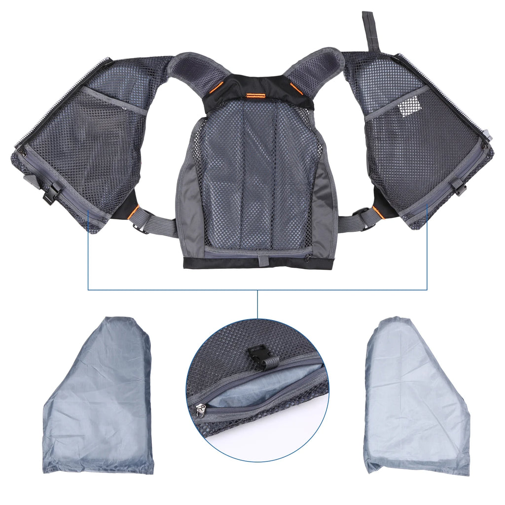 Breathable Padded Fishing Safety Jacket Floatation Device L867659
