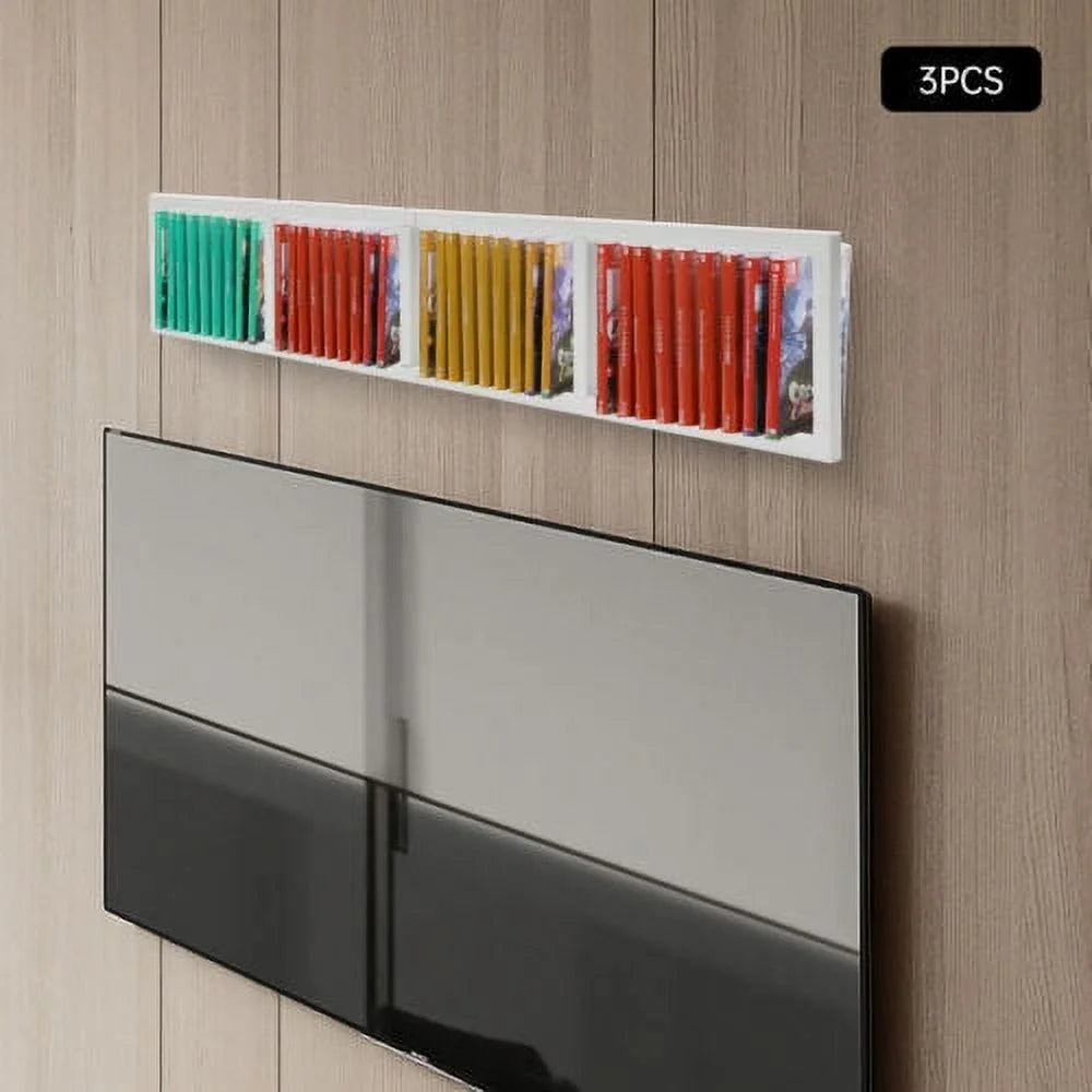 3 Shelf DVD CD Storage Media Tower Unit F283282