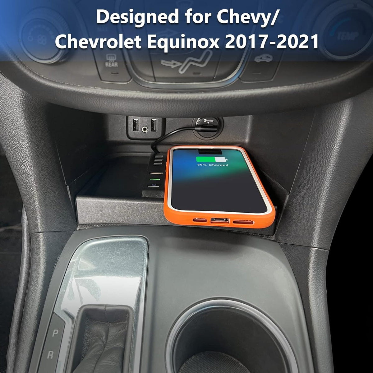 Wireless Charging Center Console Organizer O690360