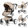 2-in-1 Baby Stroller with Reversible Seat Black M421