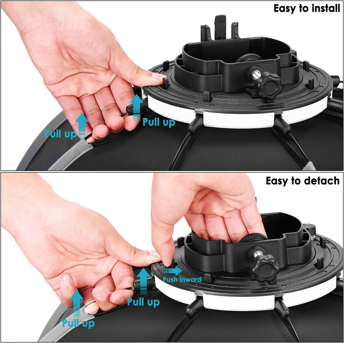 65cm Octagonal Softbox with S-Type Bracket Mount and Carrying Case U581995