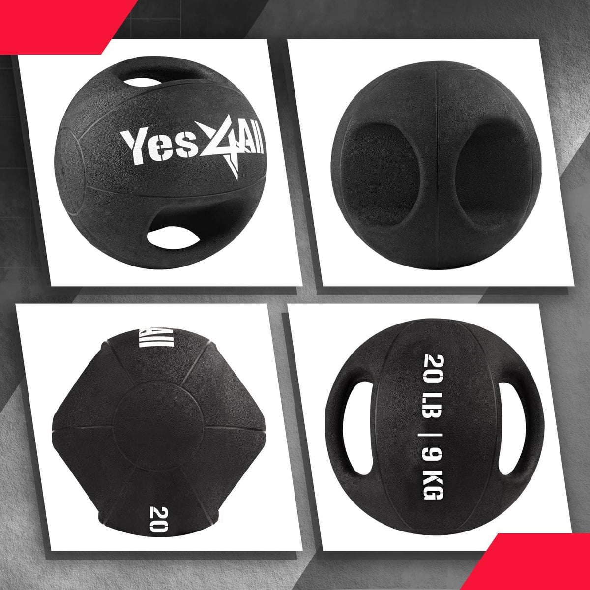 Medicine Ball with Handles K7847