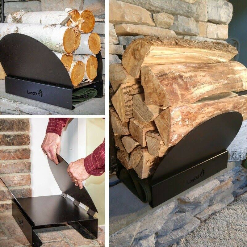 Ergonomic Firewood Carrier and Rack P166655