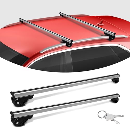 Universal Aluminum Roof Rack Cross Bars with 2 Locks N7988