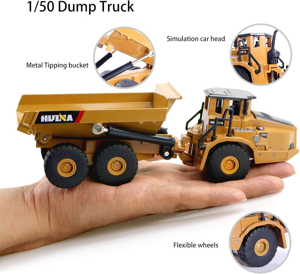 Construction Vehicle Models 1:50 Scale Pack of 3 J876