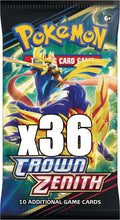 Pokemon Trading Card Game 36 Booster Packs M91083