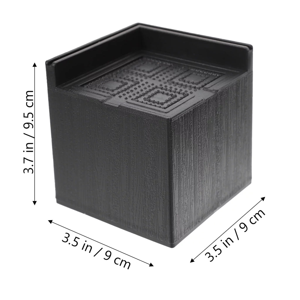 4pcs Square Rubber Furniture Risers P23043