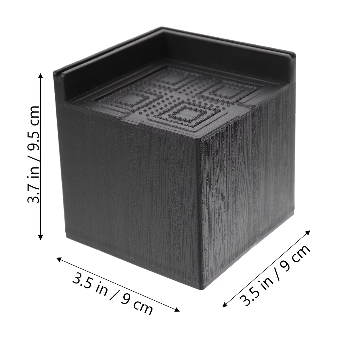 4pcs Square Rubber Furniture Risers P23043