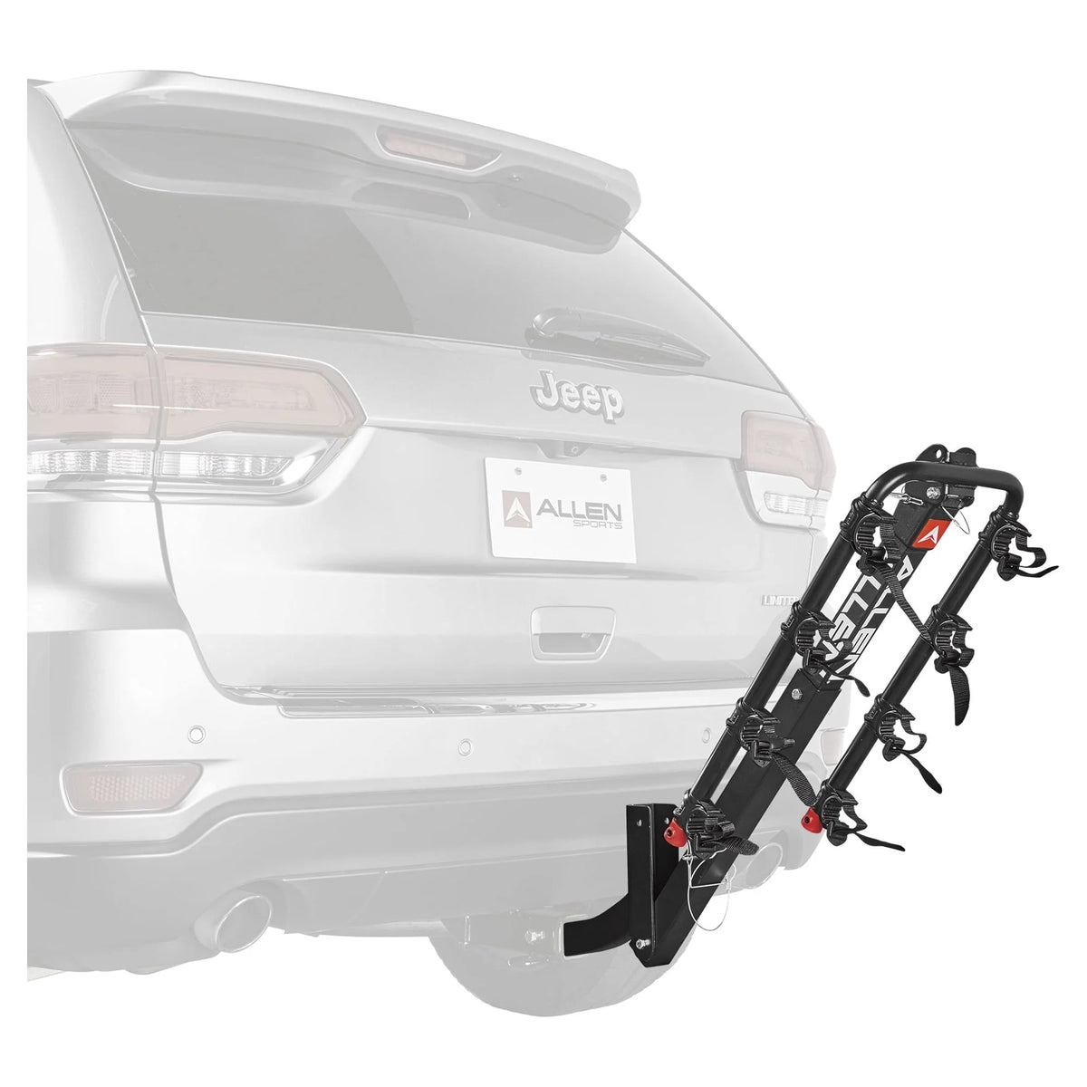 4-Bicycle Hitch Mounted Bike Rack Carrier O87365