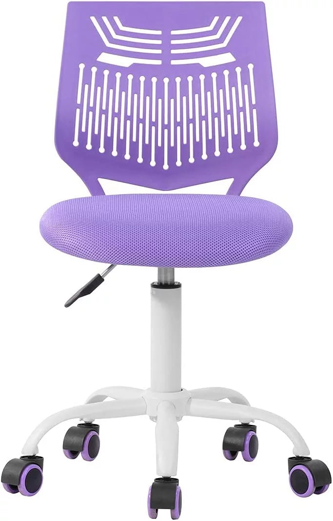 Purple Fabric Task Chair Height Adjustable X80311