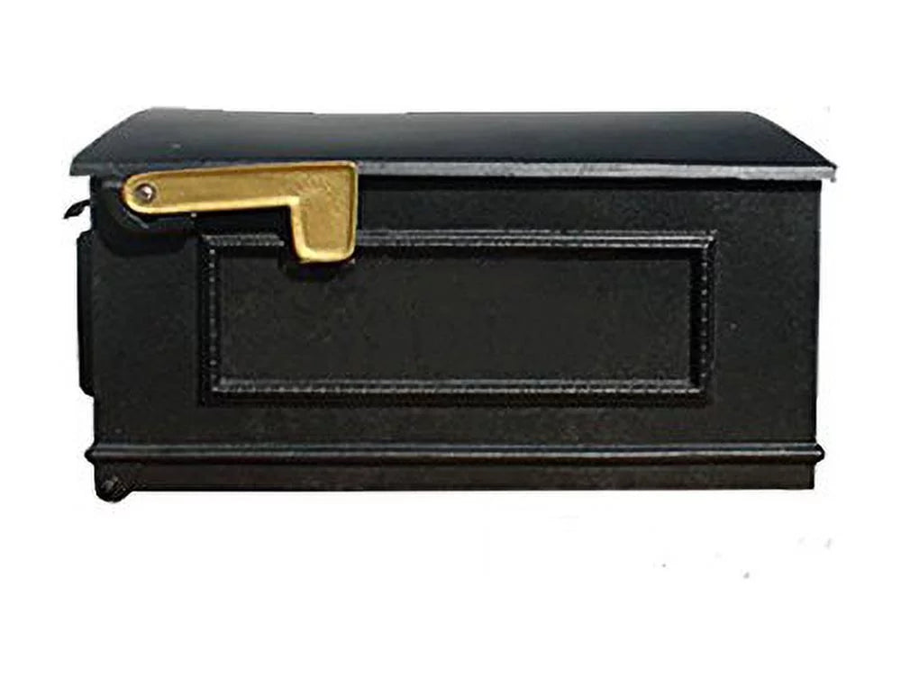 Black Mailbox with Pineapple Finial O5973