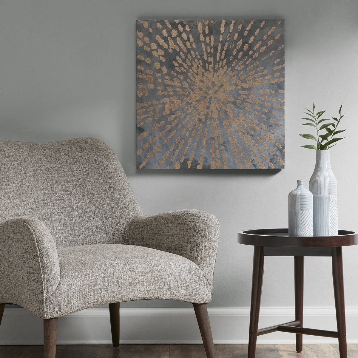 Canvas with Gold Foil V472819