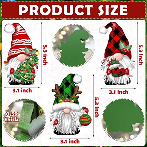 Christmas Wooden Nutcracker Table Centerpieces 4Pcs O415