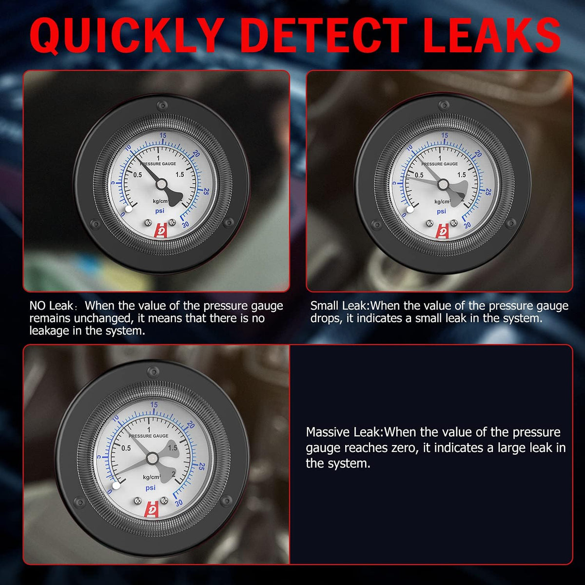Automotive EVAP Smoke Machine Leak Detector Full Kit Q44893