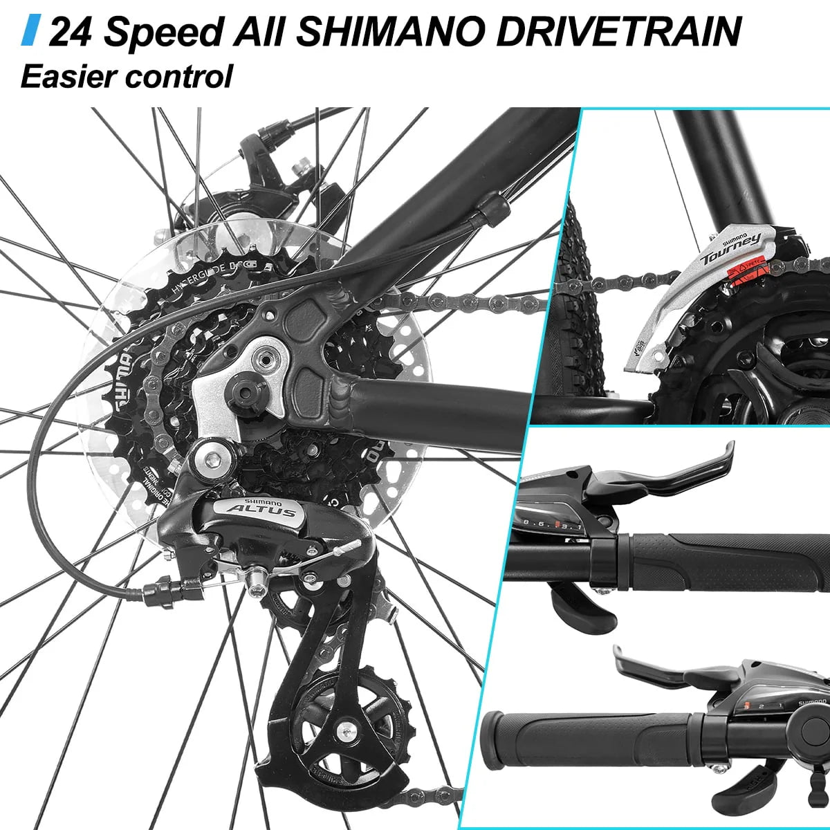 26 inch 24 Speeds Mountain Bike R409