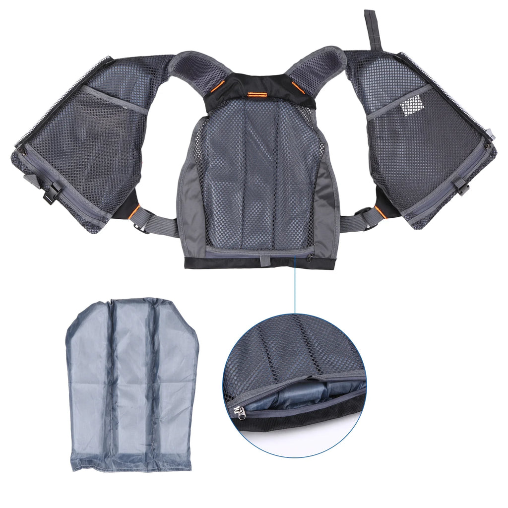 Breathable Padded Fishing Safety Jacket Floatation Device L867659