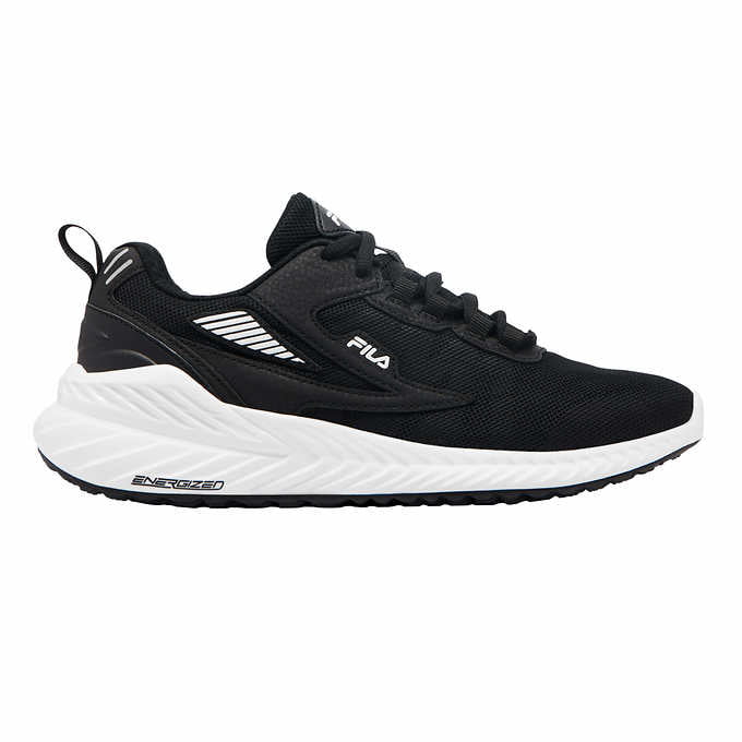 Black Lace-up Athletic Running Shoe L5213