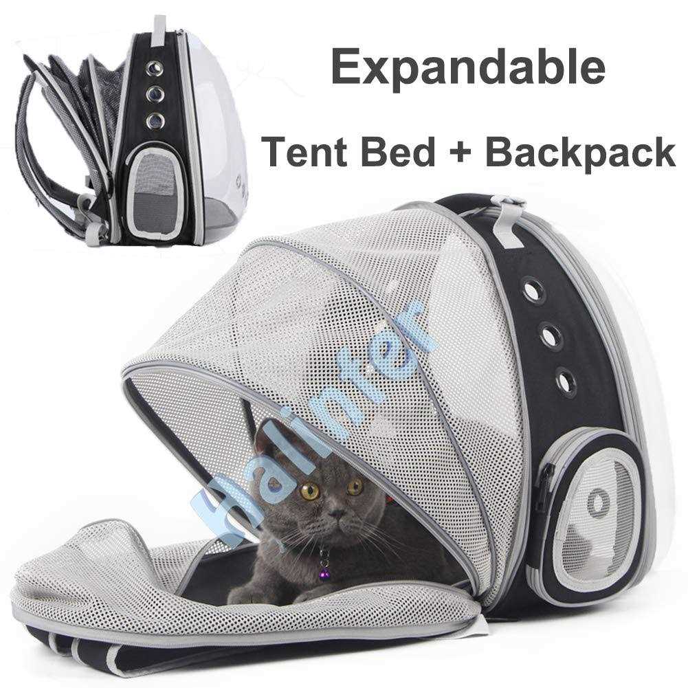 Expandable Cat Backpack Carrier with Bubble Window L2313