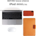 13 inch Leather Sleeve with Pu and Suede A8254
