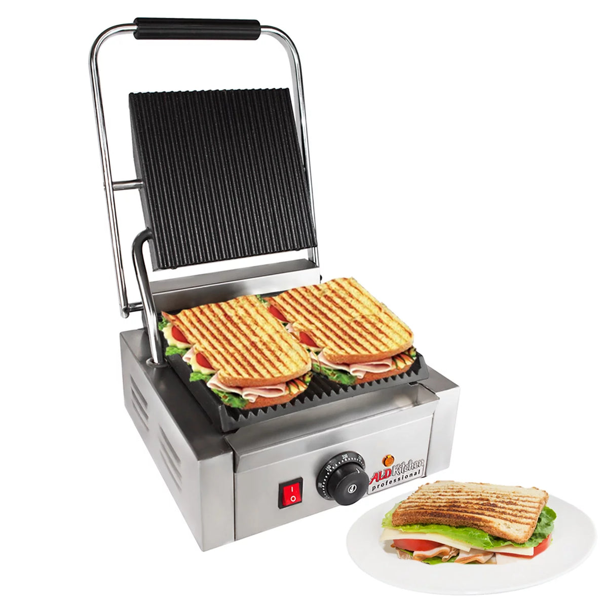 Cast-Iron Nonstick Panini Press H166