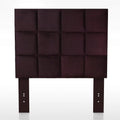 Purple Fabric Upholstered Twin Headboard P500137