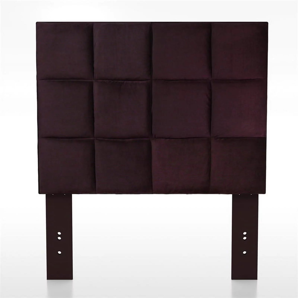 Purple Fabric Upholstered Twin Headboard P500137
