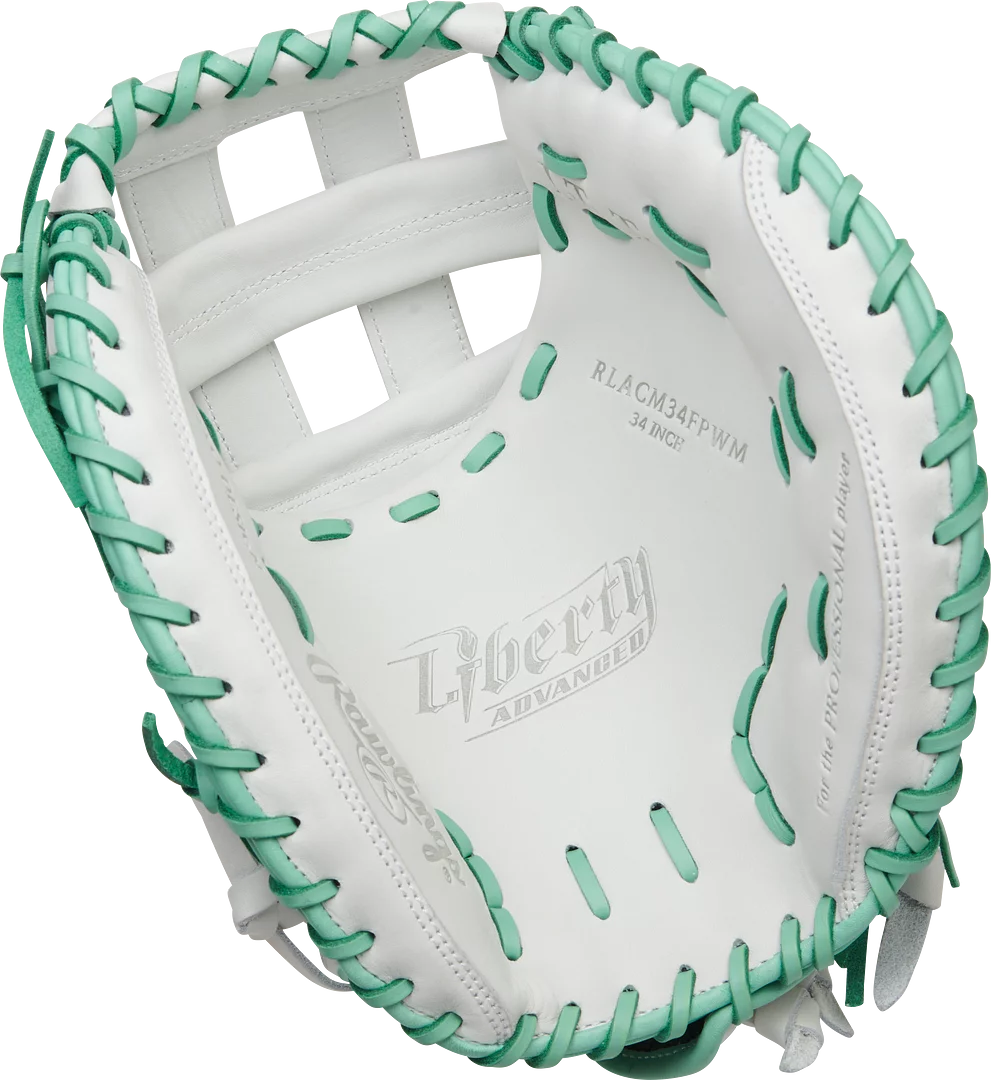 34" Fastpitch Catcher's Mitt White Mint R451