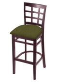 30x22 Stool with Dark Cherry Finish I838569
