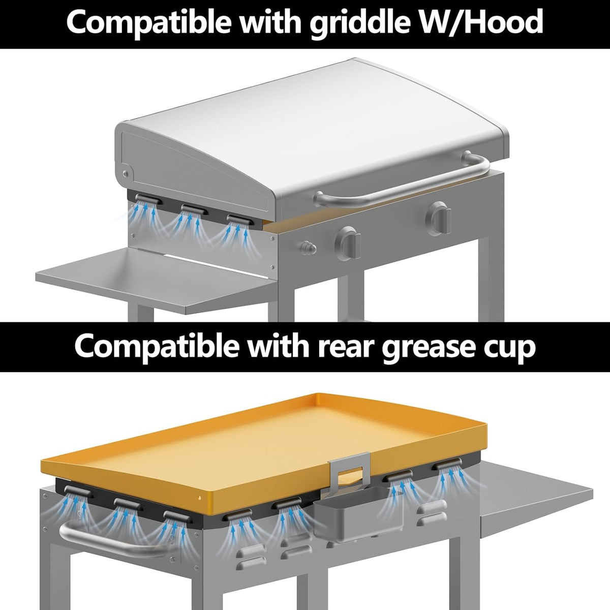 Magnetic Stainless Steel Wind Screen for Griddle L468190