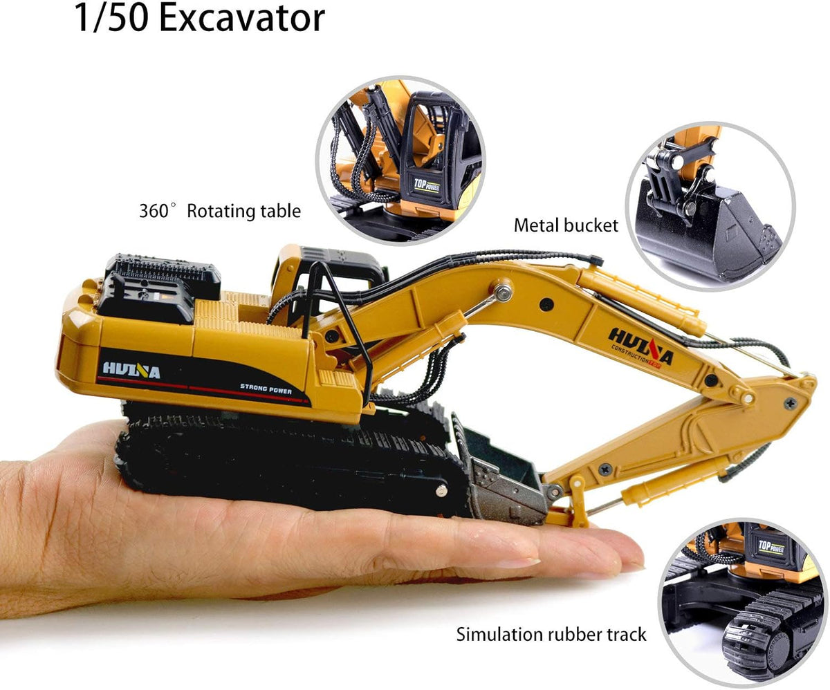 Construction Vehicle Models 1:50 Scale Pack of 3 J876